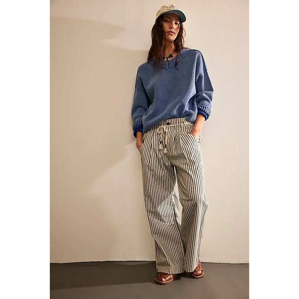 Free People we the free dakota cinched railroad pull-on jeans